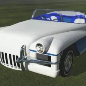 Premium Convertible Car 3d model