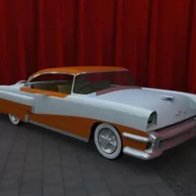 Vintage Car Merk 1950s 3d model