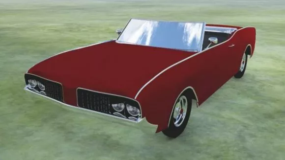 Vintage Car Bugatti Atlantic 3d model