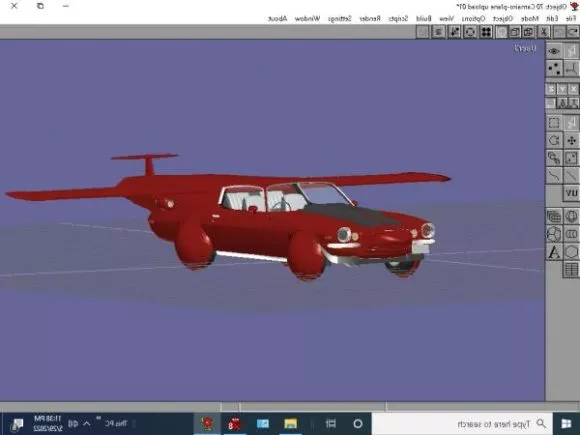 Red Mini Cooper Car 3d model