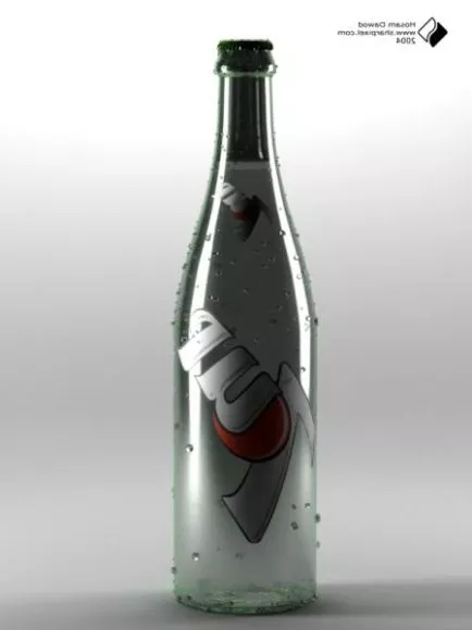 7up Soda Bottle 3d model 7up Soda Bottle 3d model