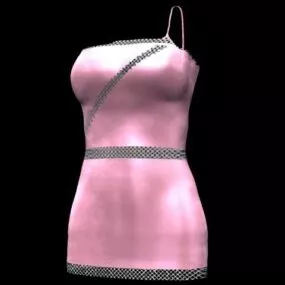 Cocktail Cup Dress Shape 3d model