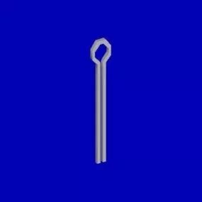 A Key Lock 3d model