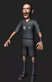 Football Player 3d model