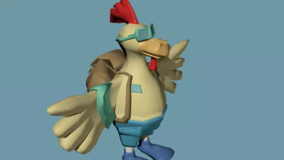 Low Poly Man Character 3d model