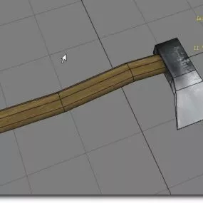 A Chopper Axe 3d model