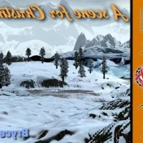 Snow Scene For Christmas 3d model