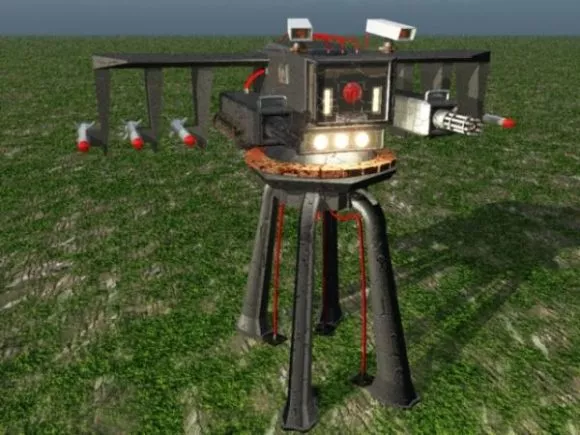 Gaming Industrial Machine 3d model Gaming Industrial Machine 3d model