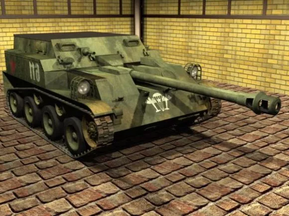 Futuristic Tank Concept 3d model