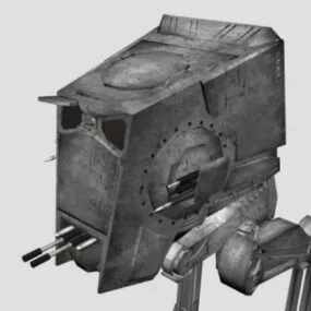 Rustic Fighter Robot 3d model