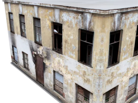 Old Rustic House 3d model