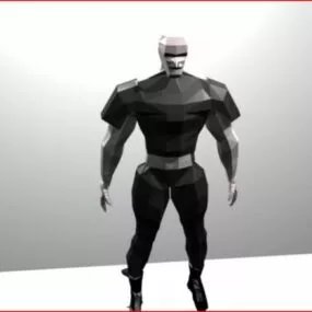 Adam Hero Cartoon Character 3d model