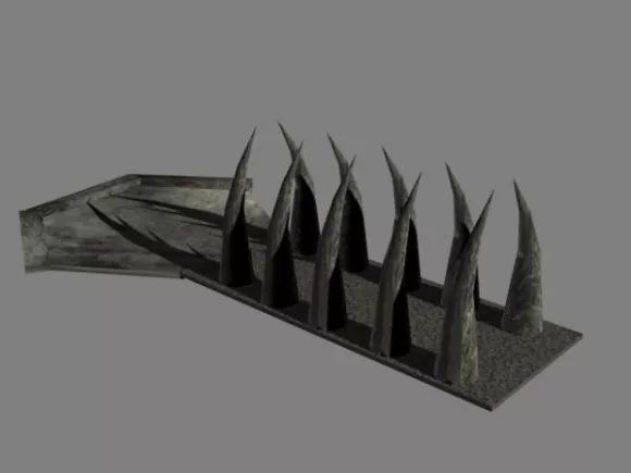 Glass Portal With Character 3d model