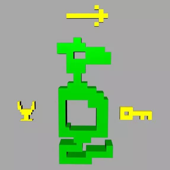 Column Shape Decoration 3d model