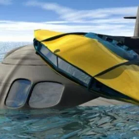 Scifi Aero Sea Aircraft 3d model