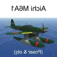 Vintage Aircraft Aichi M6a1 3d model