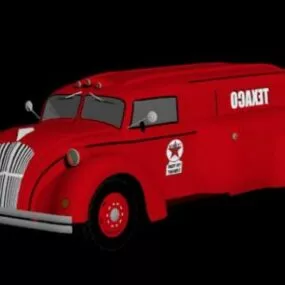 Classic Car Airflow Tanker 3d model
