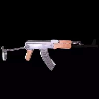 Spy Gear Set Bullpup Gun 3d model