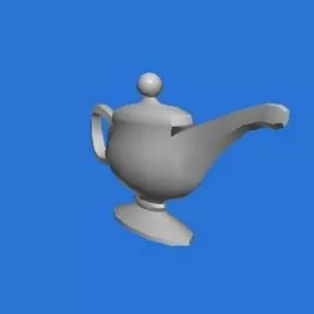 Aladdin Magic Lamp 3d model