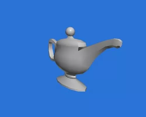 Aladdin Magic Lamp 3d model Aladdin Magic Lamp 3d model