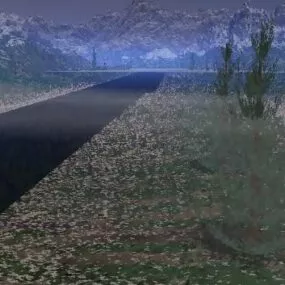 Alaska Street Landscape 3d model