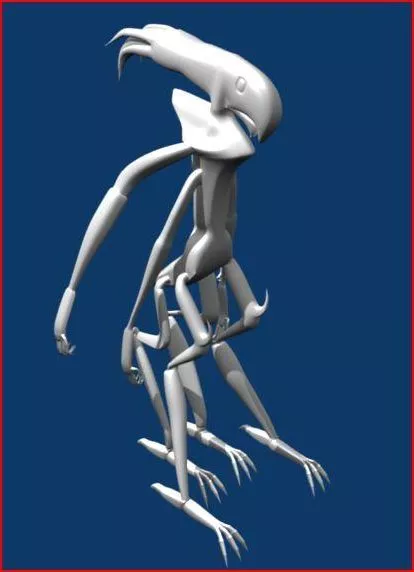 Game Character Genesis Girl 3d model