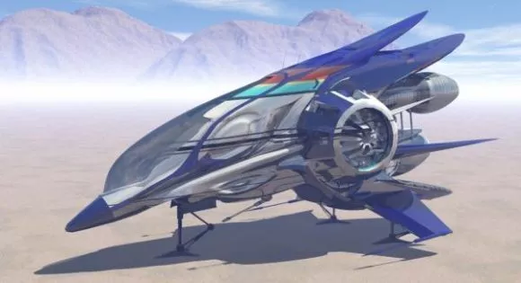 Star Wars Wing Spaceship 3d model