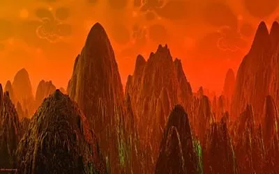 Snow Mountain Terrain Landscape 3d model