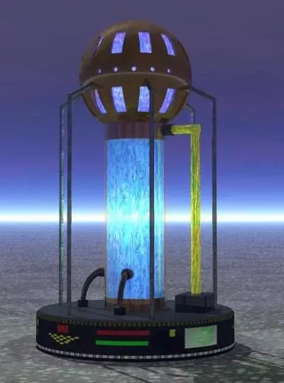 Alien Scifi Machine Tower 3d model Alien Scifi Machine Tower 3d model