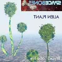 Futuristic Alien Plant 3d model