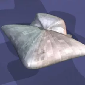 Lowpoly Alien Ship Concept 3d model