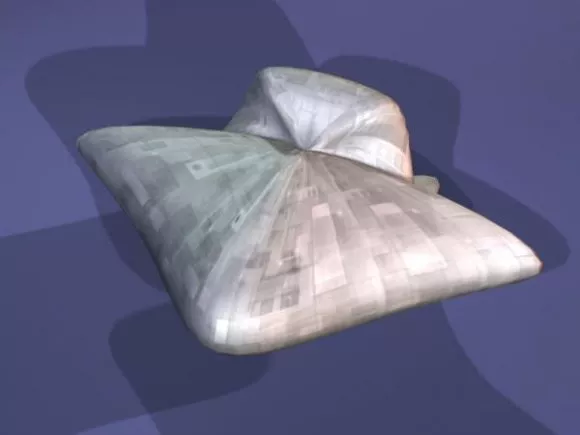 Pegasus Futuristic Spaceship 3d model