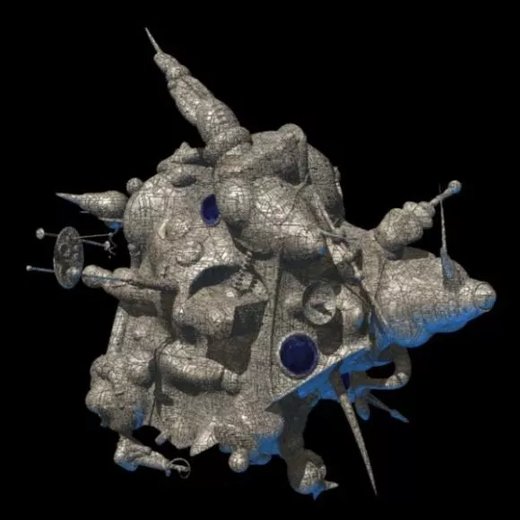 Big Stone On Grass 3d model