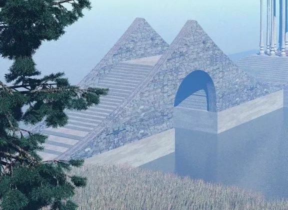 Ruines Ancient Building 3d model