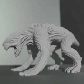 Alien Animal Creature Daemon 3d model