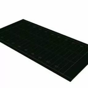 American Football Field 3d model