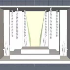 Dungeon Bedroom Furniture 3d model