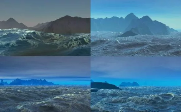 Beautiful Mountain Terrain Landscape 3d model