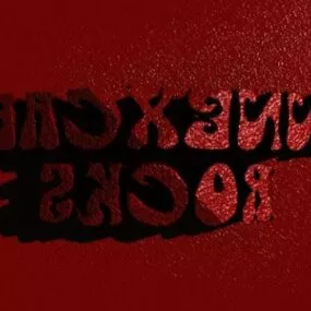 Rocks Text 3d model
