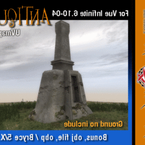 Ancient Building Stone Tower 3d model