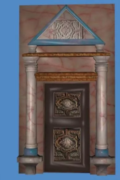 Armored Electric Door 3d model