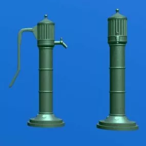 Outdoor Water Pump 3d model
