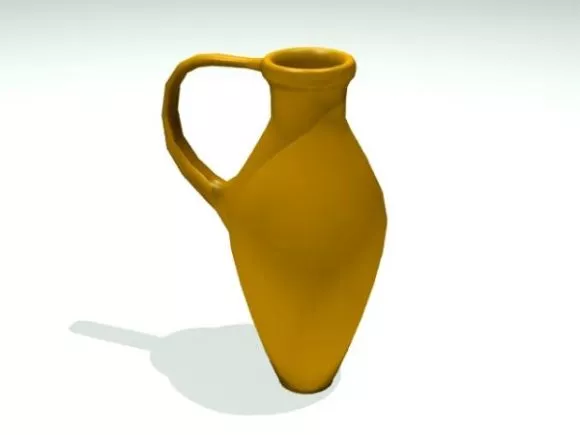Glass Jug With Handle 3d model