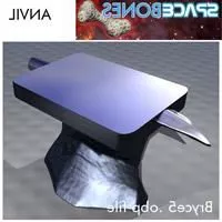 Anvil Steel Sculpture 3d model