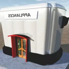 Appliance Store Shophouse 3d model