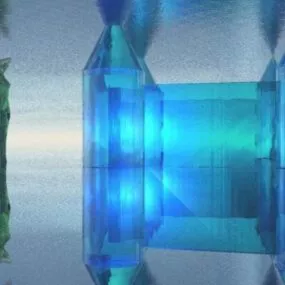 Fantasy Transparent Castle 3d model