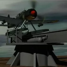 Propeller Drone Aircraft 3d model