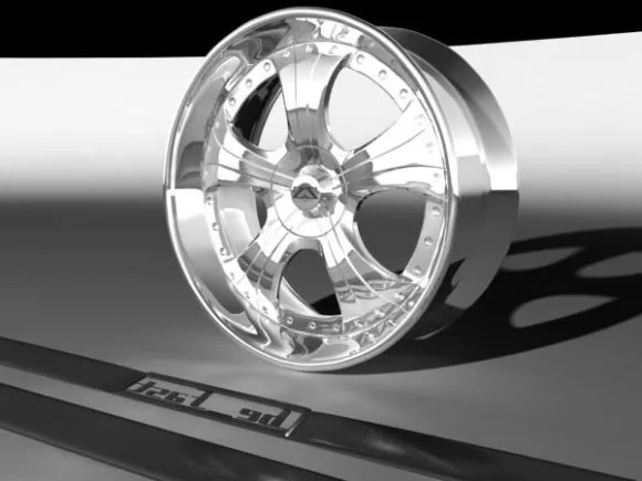 European Column With Arc Wall 3d model