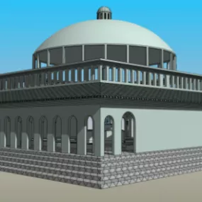 Architecture Pavilion Museum Building 3d model