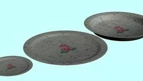 Porcelain Kitchen Dish 3d model